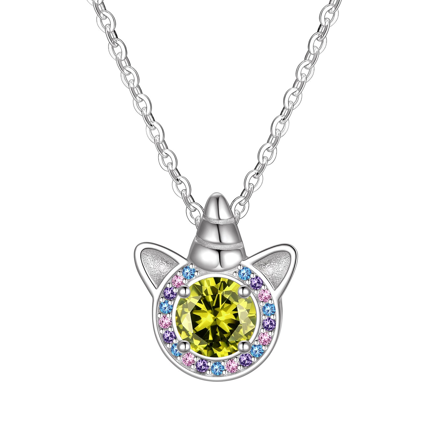 August Unicorn Necklace