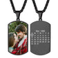 Personalized Dog Tag Picture Necklace for Men Women