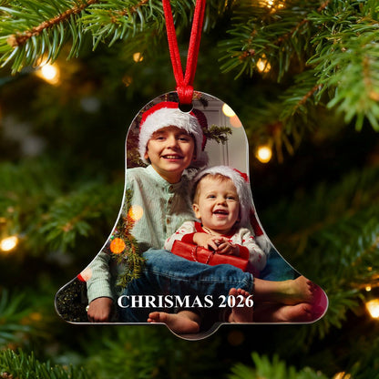 Personalized Photo Christmas Ornaments for Family Lover