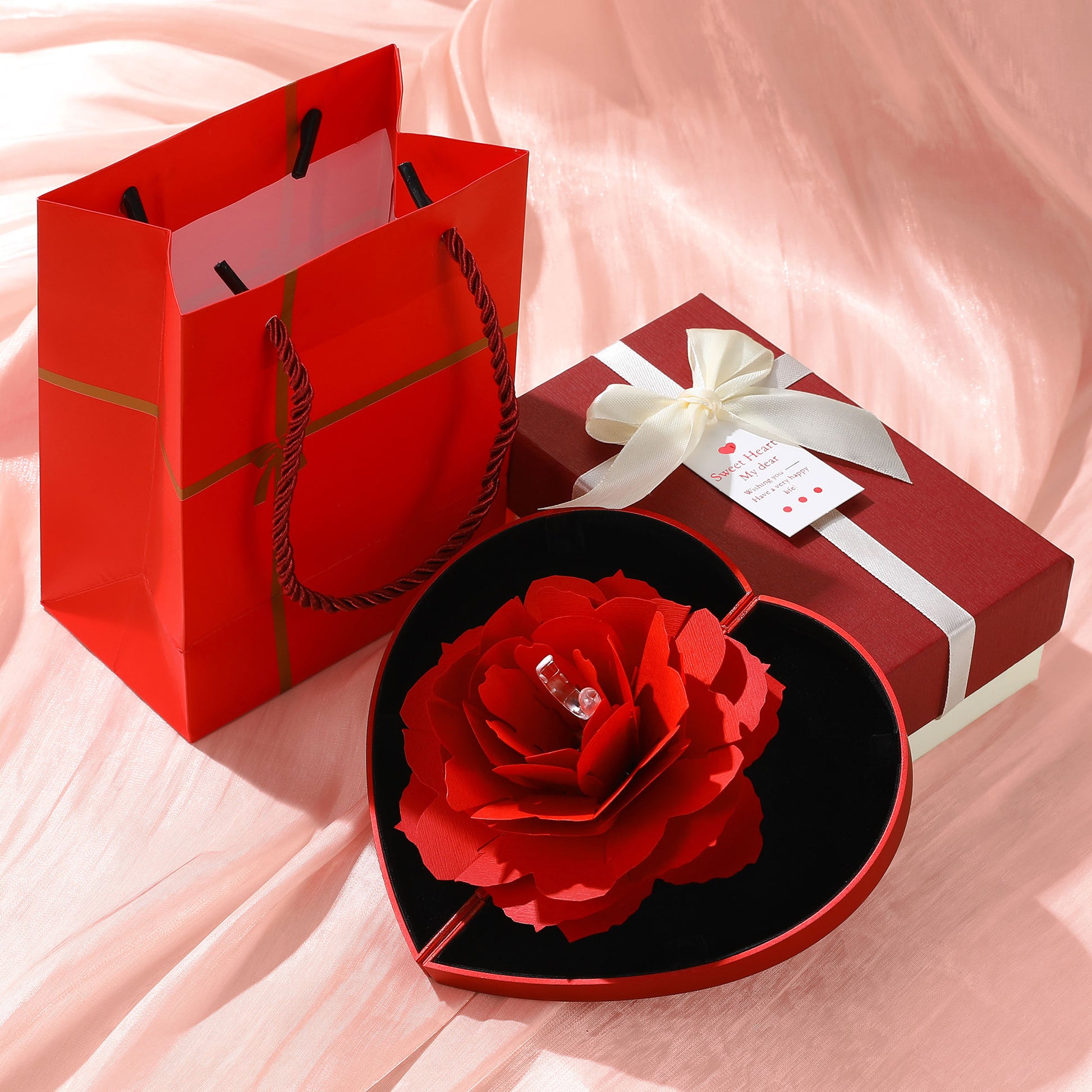 Gift Packing Option-Rose Ring