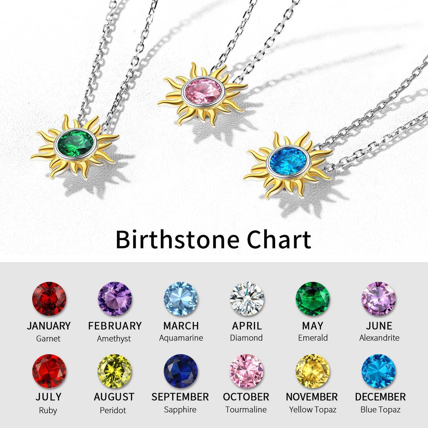 Birthstone Jewelry Set