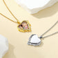 Birthstonesjewelry Angel Wings Heart Picture Necklace 2 Colors