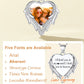 Birthstonesjewelry Angel Wings Heart Picture Necklace 5 Font Available