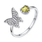 Birthstonesjewelry Butterfly Birthstone Ring August Peridot