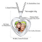 Birthstonesjewelry Heart in Heart Photo Necklace Size