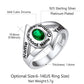 Birthstonesjewelry Personalized Birthstone Signet Class Ring Size