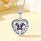 Birthstonesjewelry Personalized Heart Locket Photo Necklace for Women