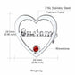 Birthstonesjewelry Personalized Heart Name Birthstone Brooch Size