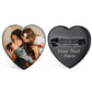 Birthstonesjewelry Personalized Heart Photo Brooch Pins Black