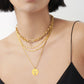 Birthstonesjewelry Personalized Round Birthstone Necklace