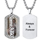 Birthstonesjewelry Picture Name Dog Tag Necklace Steel