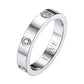 Birthstonesjewelry Promise Band Ring 4mm Width Steel