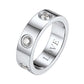 Birthstonesjewelry Promise Band Ring 6mm Width Steel