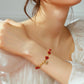 Birthstonesjewelry Rose Flower Projection Bracelet for Women