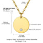 Birthstonesjewelry Round Necklace Size