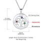 Birthstonesjewelry Tree of Life Birthstone Necklace Size