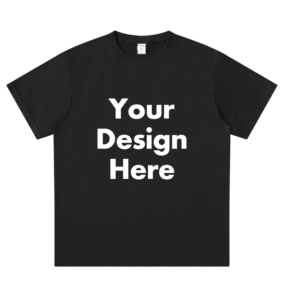 Black Text T-Shirts for Women Men