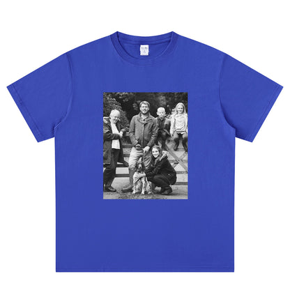 Blue Picture T-Shirts for Women Men