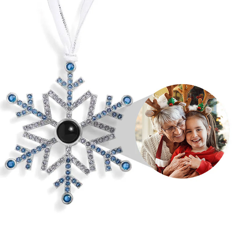 Blue Snowflake Ornament 