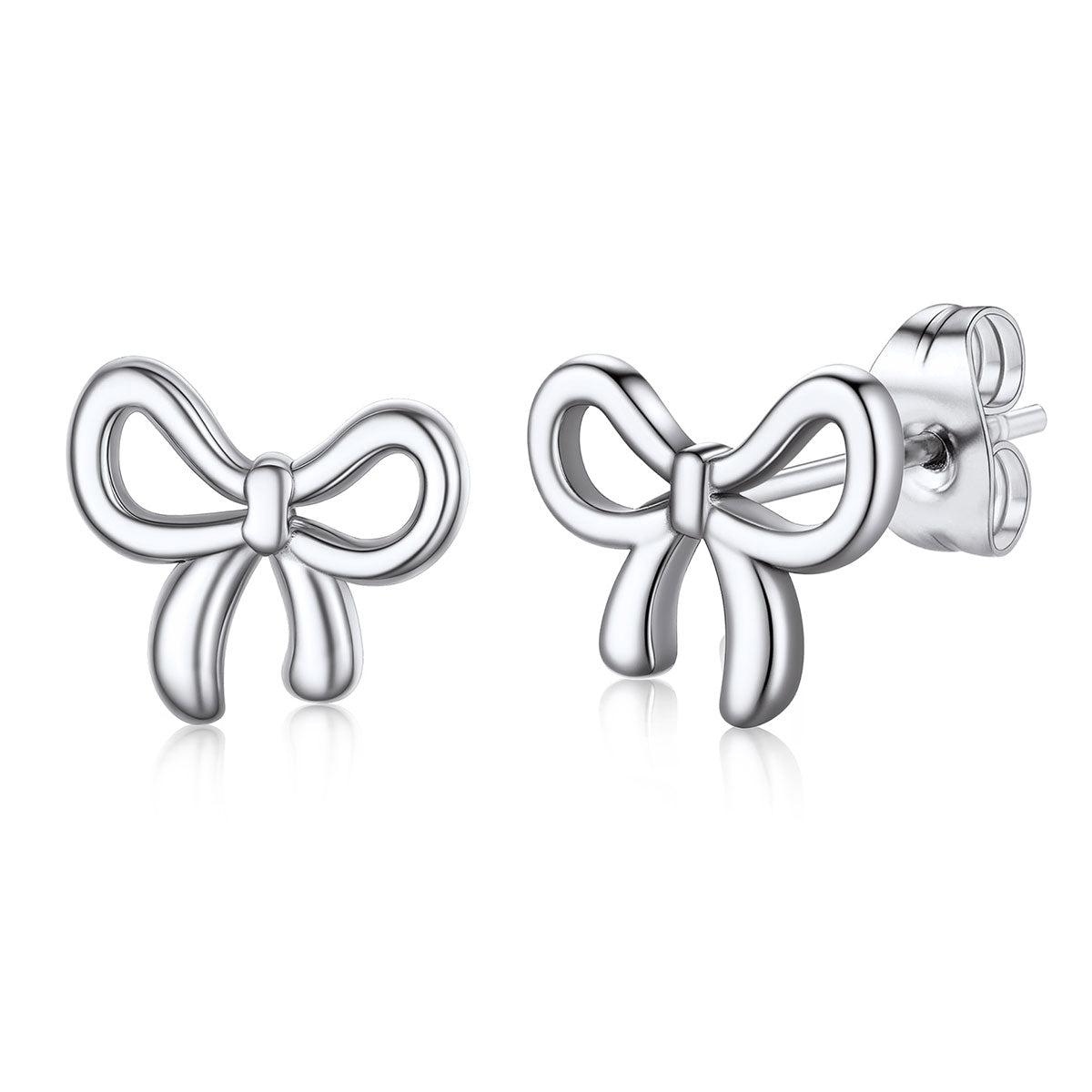 Bow Ribbon Studs Earring for Women