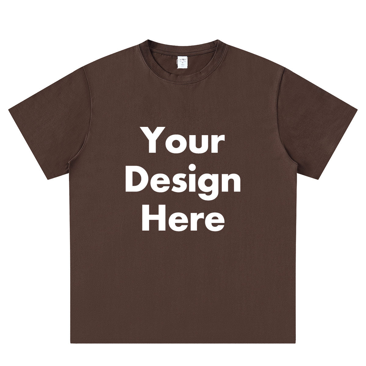 Brown Text T-Shirts for Women Men