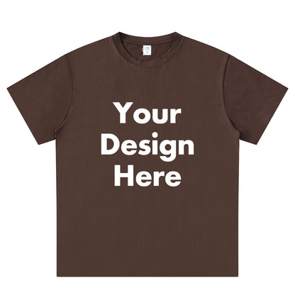 Brown Text T-Shirts for Women Men