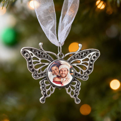 Butterfly Photo Christmas Ornaments 