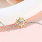 925 Sterling Silver Sun Chain Anklet