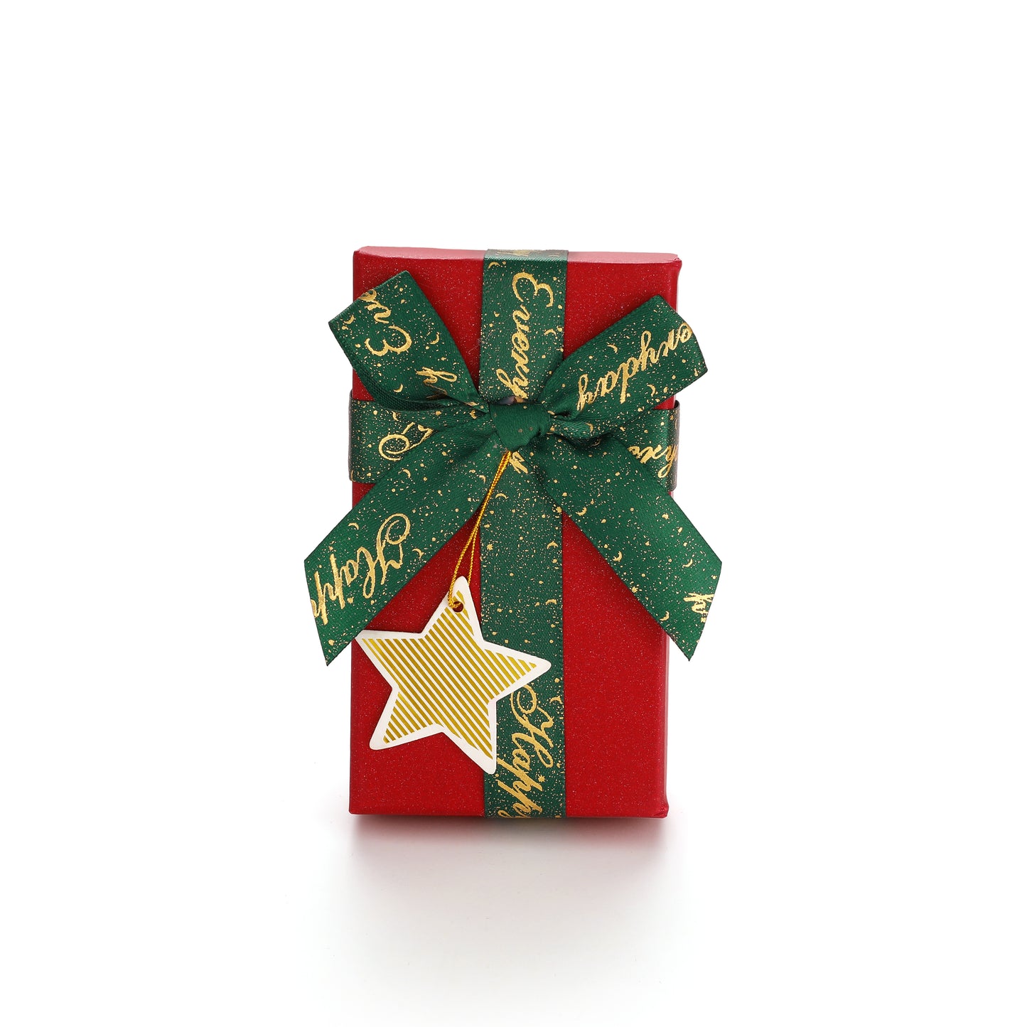 Christmas Jewelry Gift Box with Ribbon