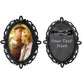 Personalized Bouquet Photo Brooch Pins Black