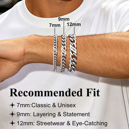 Pulsera de cuero trenzado con cuentas y nombre personalizado