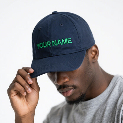 Custom Hat Baseball Cap with Embroidery Text