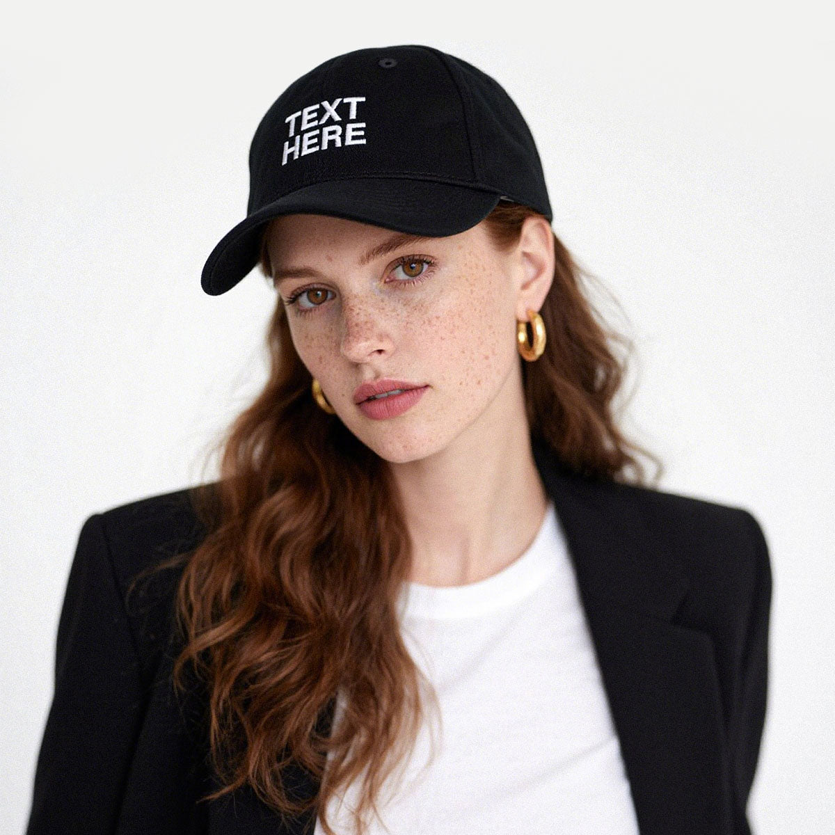 Custom Hat Baseball Cap with Embroidery Text