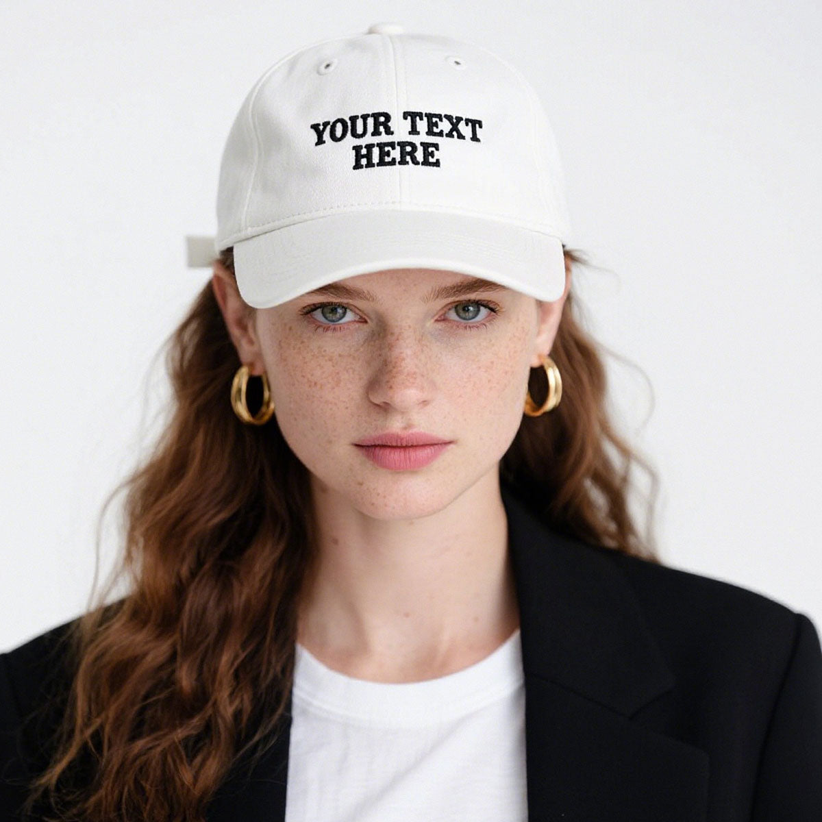 Custom Hat Baseball Cap with Embroidery Text