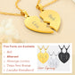 Custom Photo Heart Couple Necklaces Stainless Steel