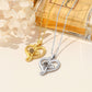 Sterling Silver Custom Photo Projection Butterfly Heart Necklace