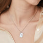 Personalized Envelope Locket Necklace With Custom Photo