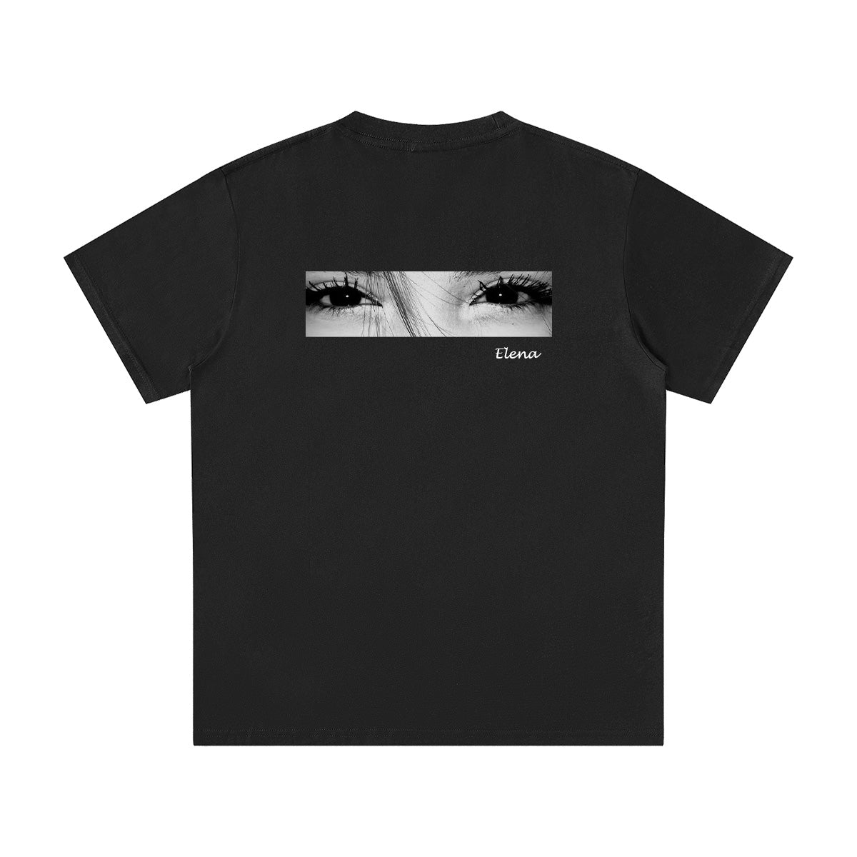 Custom Look Into My Eyes Photo T Shirt Personalized Eye Print Tee