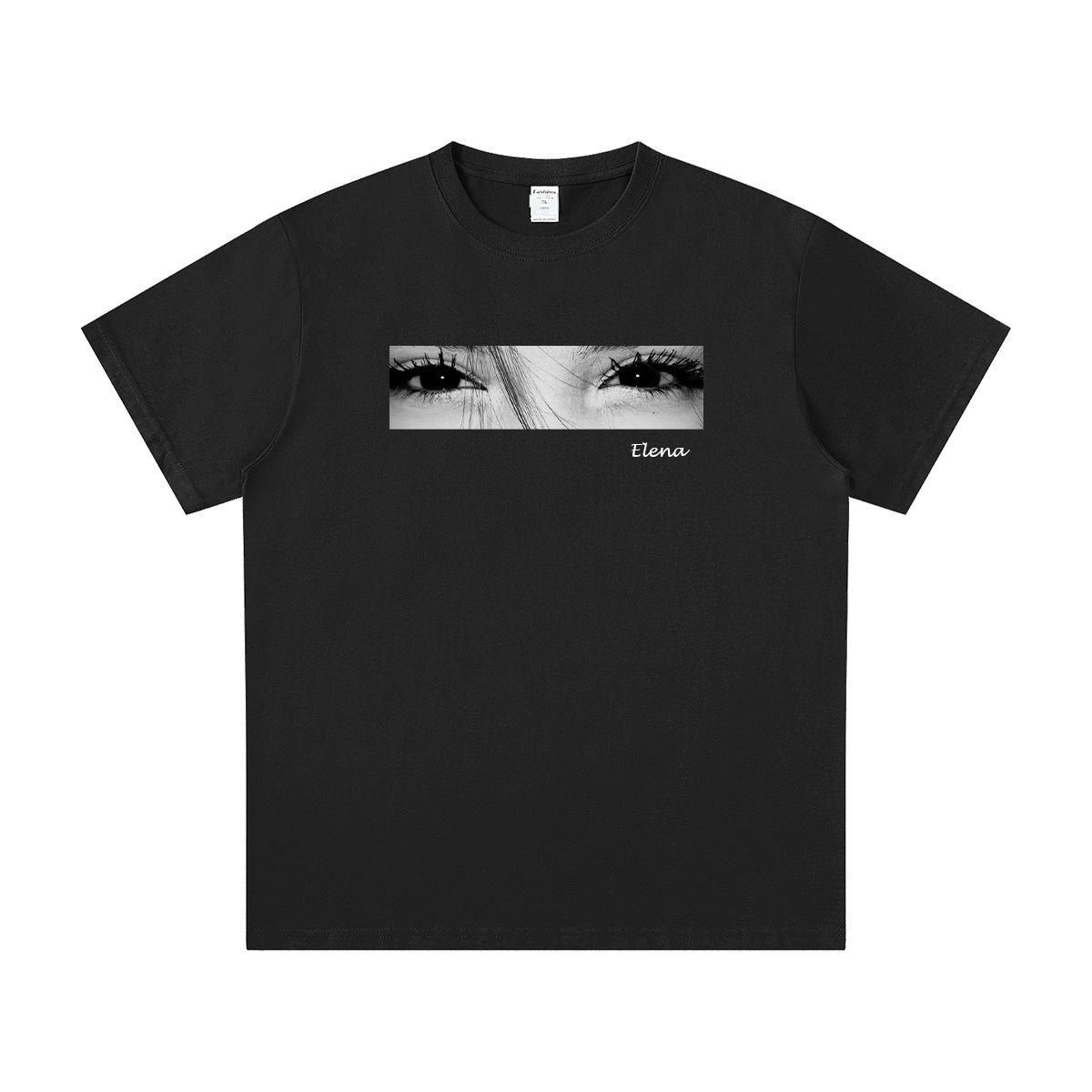Custom Look Into My Eyes Photo T Shirt Personalized Eye Print Tee