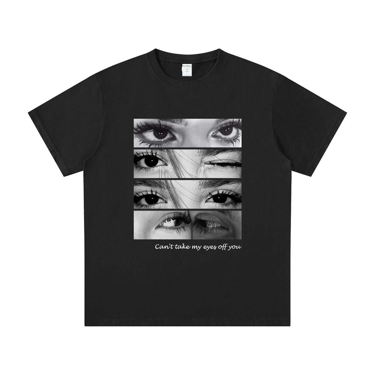 Custom Look Into My Eyes Photo T Shirt Personalized Eye Print Tee