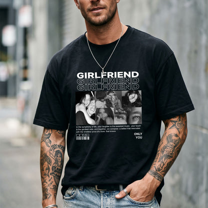 Custom Photo T-shirt Personalized Picture Tees for Couples