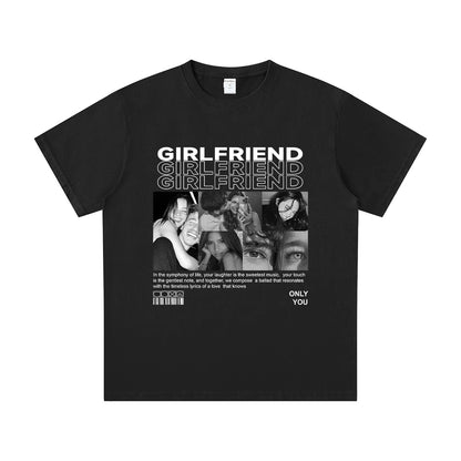 Custom Photo T-shirt Personalized Picture Tees for Couples