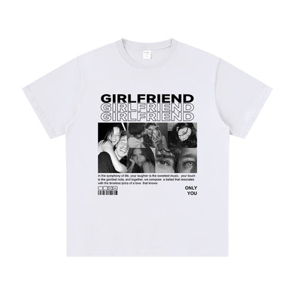 Custom Photo T-shirt Personalized Picture Tees for Couples