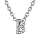 ⚡Flash Sale Cubic Zirconia Initial Necklace