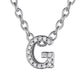 ⚡Flash Sale Cubic Zirconia Initial Necklace