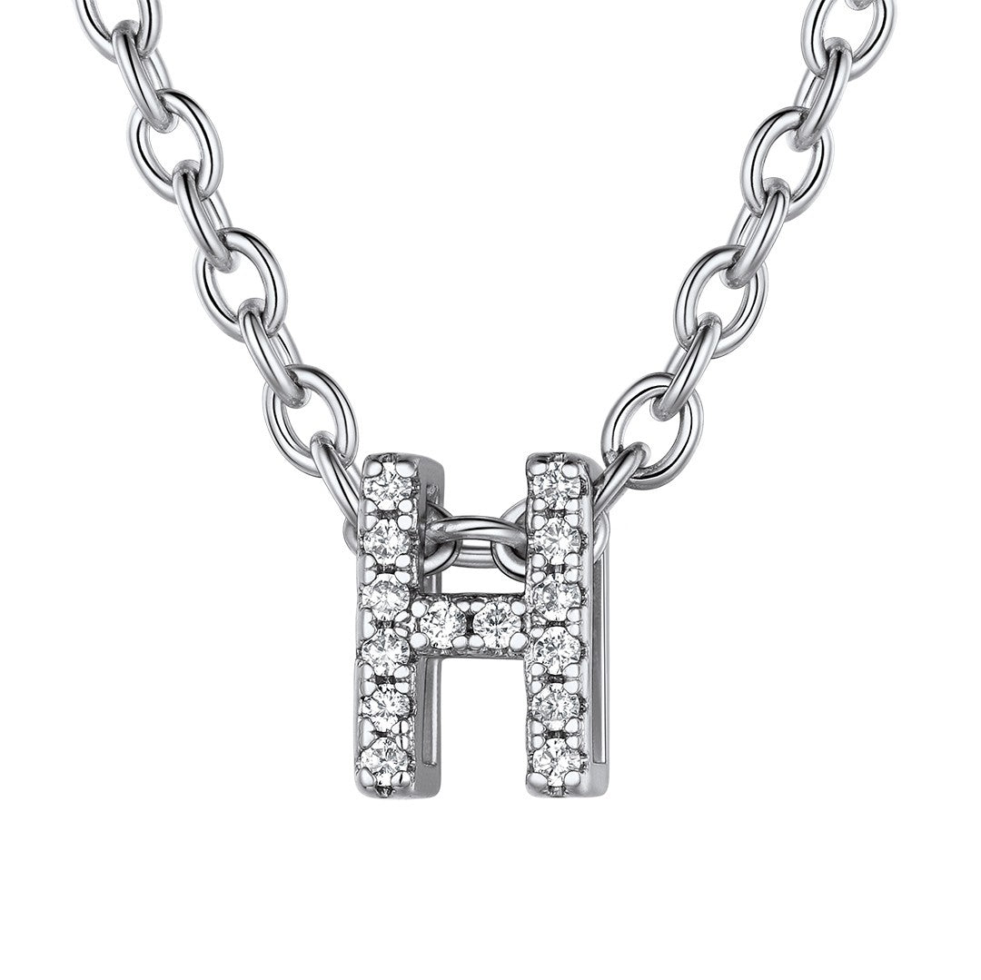 ⚡Flash Sale Cubic Zirconia Initial Necklace