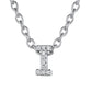 ⚡Flash Sale Cubic Zirconia Initial Necklace