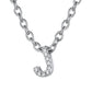 ⚡Flash Sale Cubic Zirconia Initial Necklace