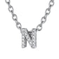 ⚡Flash Sale Cubic Zirconia Initial Necklace