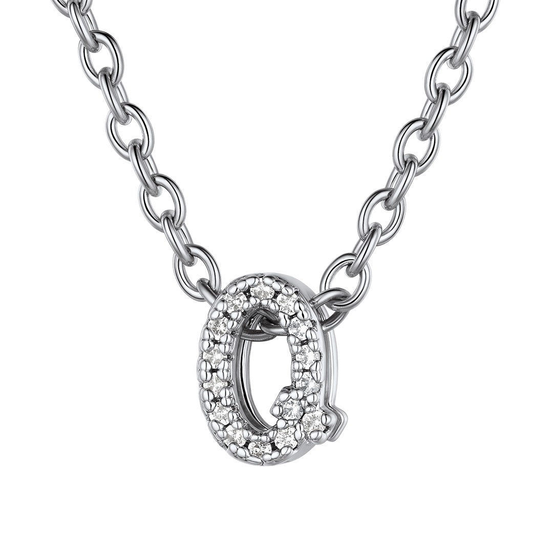 ⚡Flash Sale Cubic Zirconia Initial Necklace